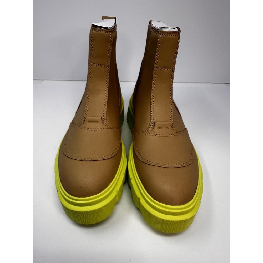 Sorel CARIBOU X Boot Womens Size 8 Tan Yellow Chelsea Waterproof NIB - Picture 7 of 10